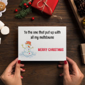 Funny kerstkaart feestdagen kaart