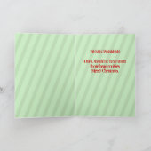 Funny kerstkaart feestdagen kaart (Binnen)