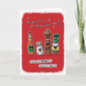 Funny kerstkaart kaart (Voorkant)