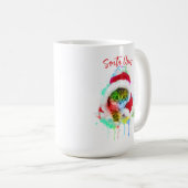 Funny Kerstkat Koffiemok (Voorkant rechts)