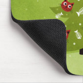 Funny Kerstkat Lover Muismat (Hoek)