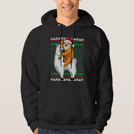 Funny Kerstkerstkerstkerstkerstkerstkerstkerstfees Hoodie (Voorkant)