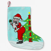 Funny kerstkerstkerstkerstkerstkerstkerstkerstkers kleine kerstsok (Voorkant)