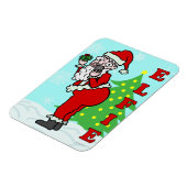 Funny kerstkerstkerstkerstkerstkerstkerstkerstkers magneet (Linkerzijde)
