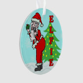 Funny kerstkerstkerstkerstkerstkerstkerstkerstkers ornament (voorkant)
