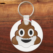 Funny Kerstkerstkerstkerstkerstkerstman Poop Emoji Sleutelhanger (Voorkant)