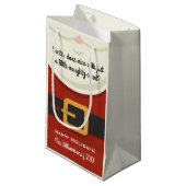 Funny Kerstkerstkerstkerstkerstman Suit Naughty of Klein Cadeauzakje (Voorkant Gekanteld)