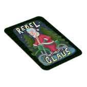 Funny kerstkerstkerstkerstman Humor Motorcycle Reb Magneet (Rechterzijde)