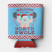 Funny Kerstkerstkerstkerstman met getitreerde muis Blikjeskoeler (Voorkant)