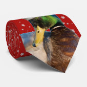 Funny Kerstkerstkerstman Duck Stropdas (Opgerold)