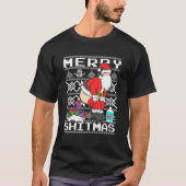 Funny Kerstkerstkerstman T-shirt (Voorkant)