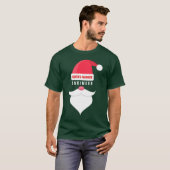 Funny kerstkerstman favoriete technicus op maat t-shirt (Voorkant volledig)