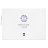 Funny Kerstlemurs Wenskaart (Achterkant Horizontaal)