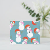 Funny Kerstman Feestdagenkaart (Staand voorkant)