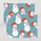 Funny Kerstman Feestdagenkaart (Voorkant / Achterkant)