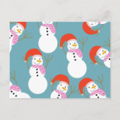 Funny Kerstman Feestdagenkaart (Achterkant)