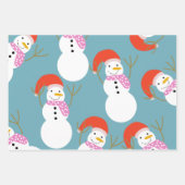 Funny Kerstman Inpakpapier Vel (Voorkant)