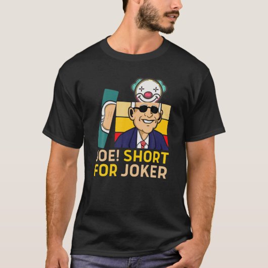 Funny Kerstman Joe Biden Clown Joker American Ugl T-shirt (Voorkant)