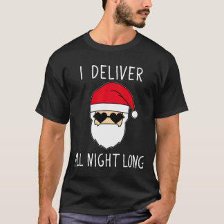 Funny Kerstman Naughty Santa Ongepaste Christus T-shirt