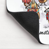 Funny Kerstmis 12 Drumsticks Drumming Gifts & T-sh Muismat (Hoek)