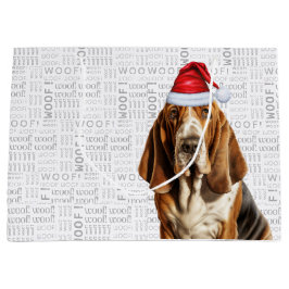 Funny Kerstmis Basset Hound Hondenliefhebber Groot Cadeauzakje