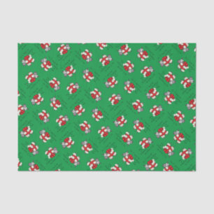 Funny Kerstmis Cartoon Tissuepapier