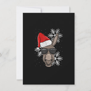 Funny Kerstmis Donkey Lover Kaart