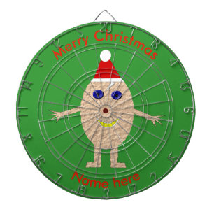 Funny Kerstmis Egg Dart Board Dartbord