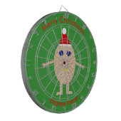 Funny Kerstmis Egg Dart Board Dartbord (Voorkant Links)