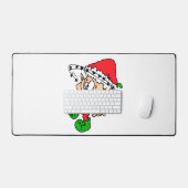 Funny Kerstmis Elf Xmas Holiday Joke Bureaumat (Keyboard & Muis)