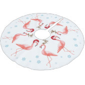 Funny Kerstmis Flamingo Santa Reindeer Costumes Kerstboom Rok (Gekanteld)