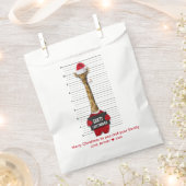 Funny Kerstmis Mugshot Guilty Giraffe Bedankzakje (Geknipt)