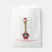 Funny Kerstmis Mugshot Guilty Giraffe Bedankzakje (Voorkant)