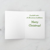 Funny Kerstmis Nutkraker Feestdagen Kaart (Binnen)