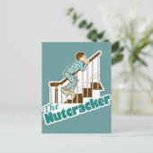 Funny Kerstmis Nutkraker Feestdagenkaart (Staand voorkant)