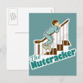 Funny Kerstmis Nutkraker Feestdagenkaart (Voorkant / Achterkant)