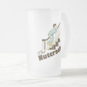 Funny Kerstmis Nutkraker Matglas Bierpul (Voorkant rechts)