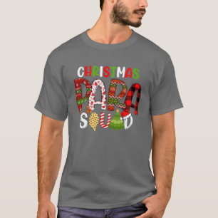 Funny Kerstmis Paraprofessional Squad Leopard Pla T-shirt