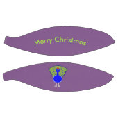 Funny Kerstmis Peacock Basketbal (Panelen)