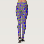 Funny Kerstmis Peacock Leggings (Achterkant)