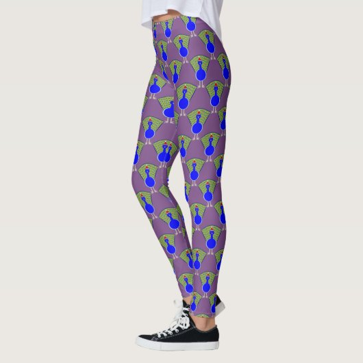 Funny Kerstmis Peacock Leggings (Links)