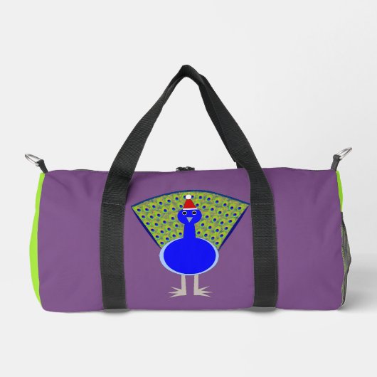 Funny Kerstmis Peacock Plunjezak (Voorkant)