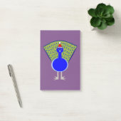 Funny Kerstmis Peacock Post-it® Notes (Kantoor)