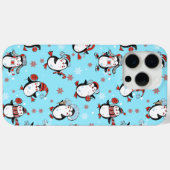 Funny Kerstmis Penguin Case-Mate iPhone Case (Achterkant (horizontaal))