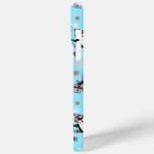 Funny Kerstmis Penguin Case-Mate iPhone Case (Achterkant / Links)
