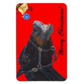 Funny Kerstmis Premium Flexi Magnet Magneet (Verticaal)