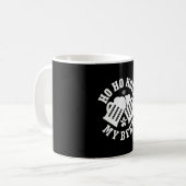 Funny Kerstmis Shirt Koffiemok (Voorkant links)