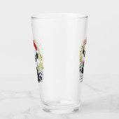 Funny Kerstmis Song Pun Panda Glas (Rechts)