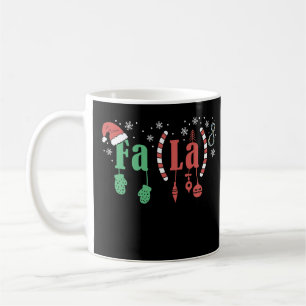 Funny Kerstmis Wiskunde leraar Fa La8 vergelijking Koffiemok