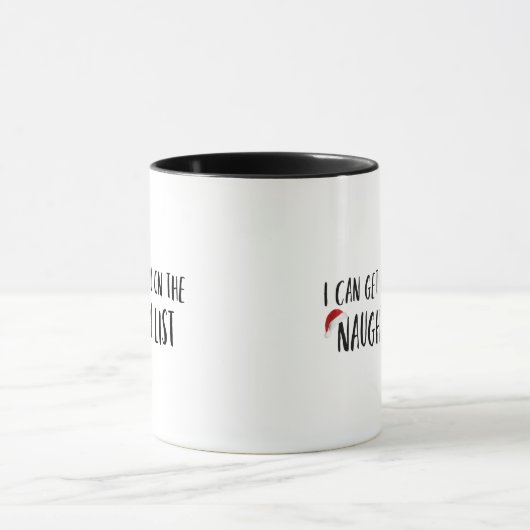 Funny kerstnamenlijst mok (Midden)